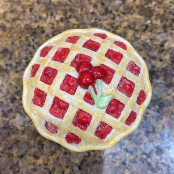 Cooking Club of America trinket box. Cherry pie - Picture 2 of 8